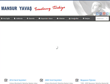 Tablet Screenshot of mansuryavas.com.tr